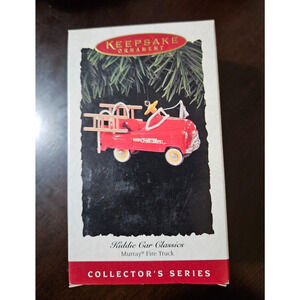 Hallmark Keepsake Ornament Kiddie Car Classics Murray Fire Truck 1995 NEW